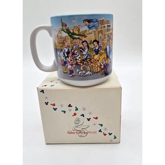 25th Anniversary Disney World Mug Featuring Iconic Characters & Scenes - Picture 4 of 5